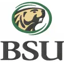 BSU logo embroidery design preview showing stitched college sports emblem