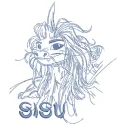 Sisu Dragon Stitching Pattern for Adventure Lovers