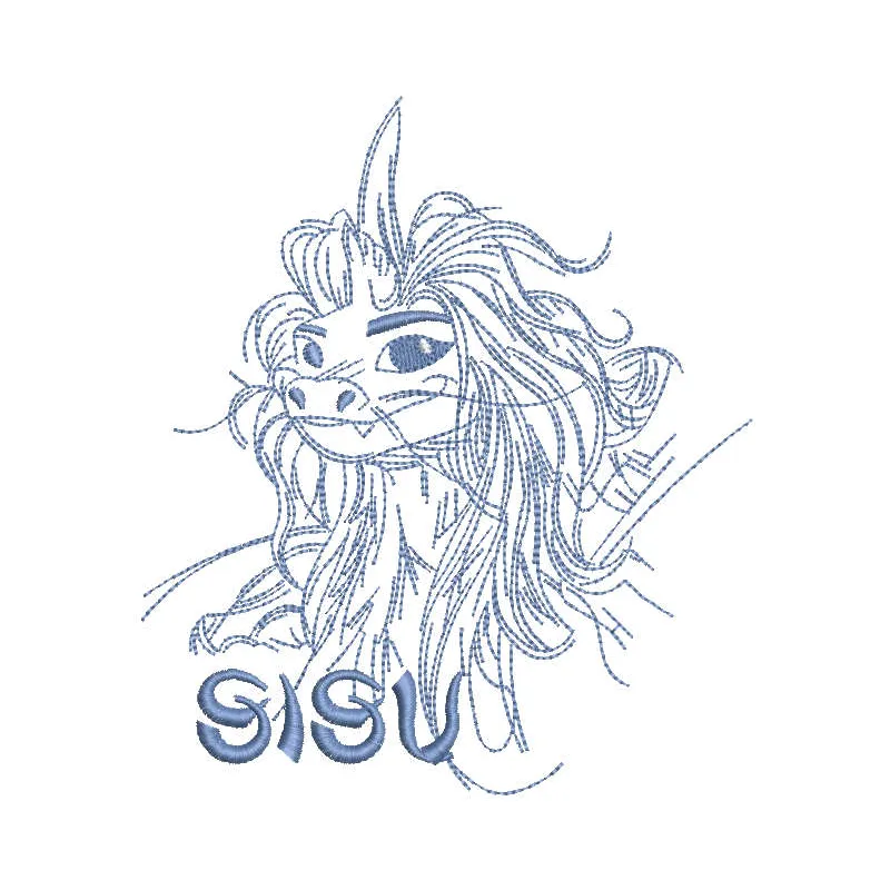 Sisu Dragon Stitching Pattern for Adventure Lovers