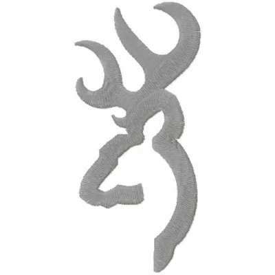 Browning classic logo embroidery design preview showing detailed stitching pattern
