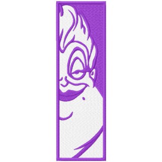 Ursula bookmark embroidery design - Embroidery Design