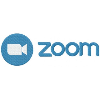 Zoom logo embroidery design - Embroidery Design