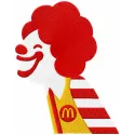 Smiling Ronald McDonald embroidery design preview showing cheerful character stitching pattern