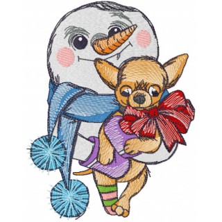 We are not cold embroidery design - Embroidery Design