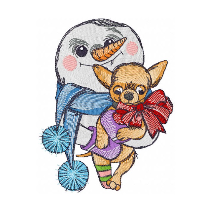 We are not cold embroidery design - Embroidery Design