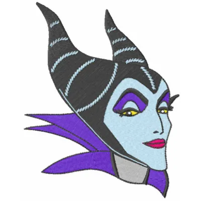 Evil Queen Sight embroidery design preview showing detailed stitching pattern from Disney's Sleeping Beauty