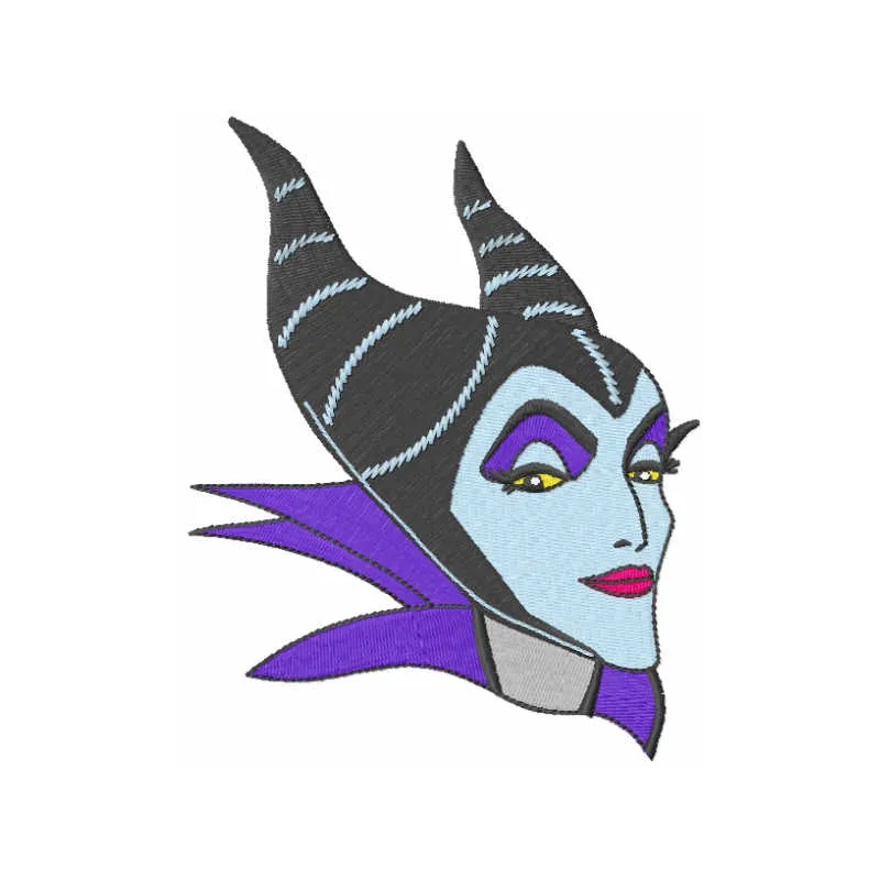 Evil Queen Sight embroidery design preview showing detailed stitching pattern from Disney's Sleeping Beauty