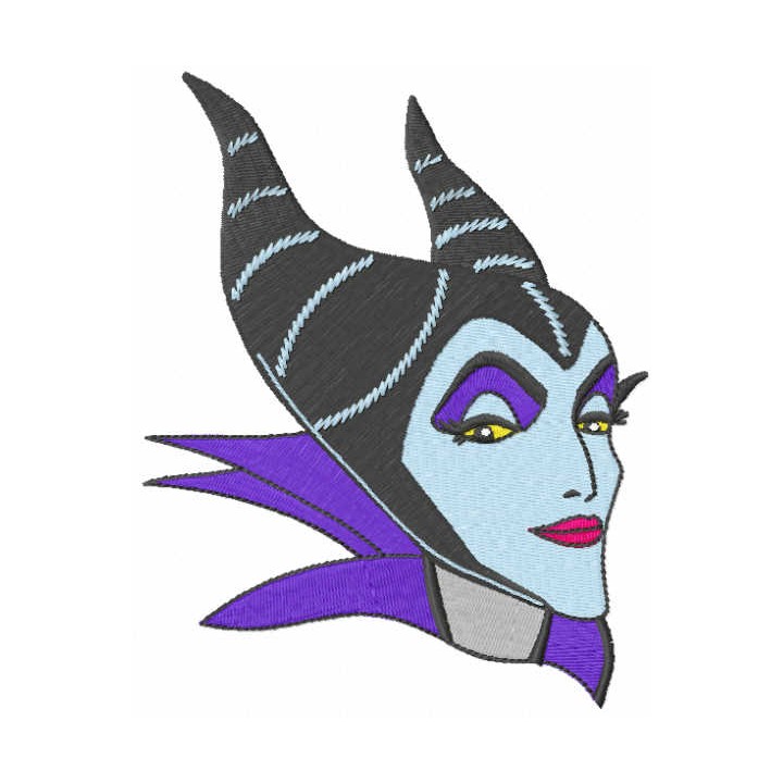 Evil Queen sight embroidery design - Embroidery Design
