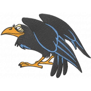 Evil Queen Raven embroidery design - Embroidery Design