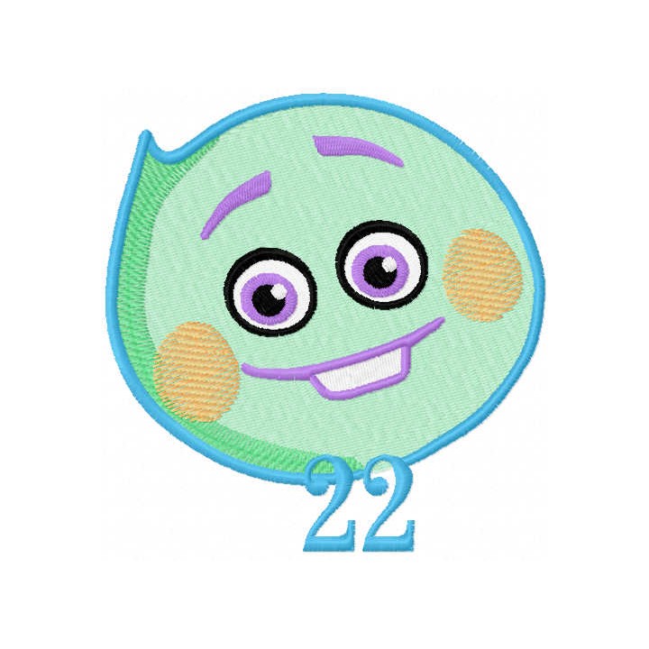 22 smile embroidery design - Embroidery Design