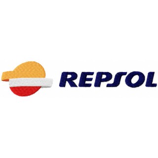 Repsol logo 2 embroidery design - Embroidery Design