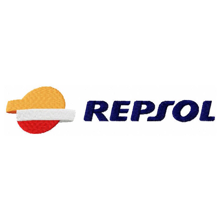 Repsol logo 2 embroidery design - Embroidery Design