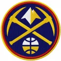 Denver Nuggets 2019 alternative logo embroidery design preview showing stitched basketball team crest