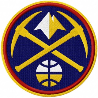 Denver Nuggets 2019 alternative logo embroidery design - Embroidery Design