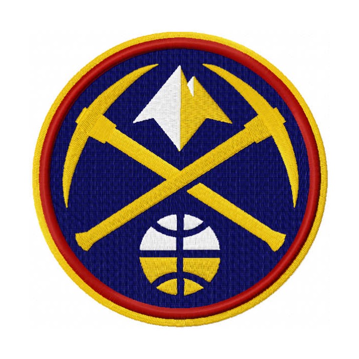Denver Nuggets 2019 alternative logo embroidery design - Embroidery Design