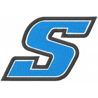 Sartell logo embroidery design preview showing detailed stitched pattern