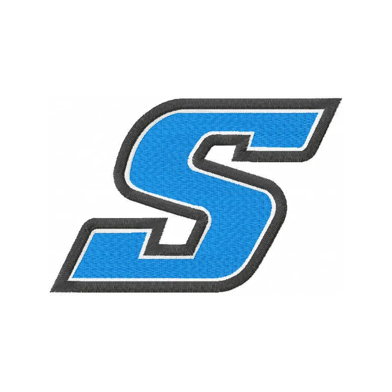 Sartell logo embroidery design preview showing detailed stitched pattern