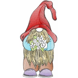 Tattered Dwarf embroidery design - Embroidery Design