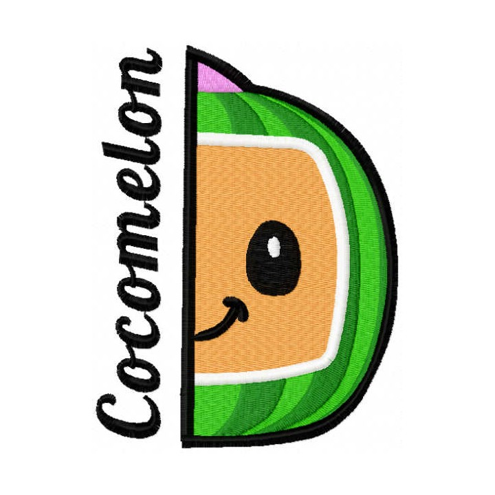 Cocomelon game time embroidery design - Embroidery Design