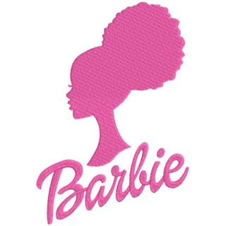 Afro Barbie embroidery design - Embroidery Design