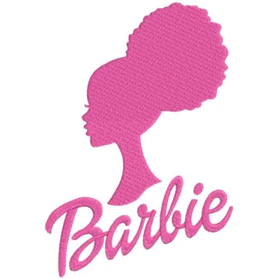 Afro Barbie Embroidery Design - Fashion Doll Collection