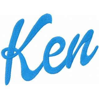 Ken name embroidery design - Embroidery Design