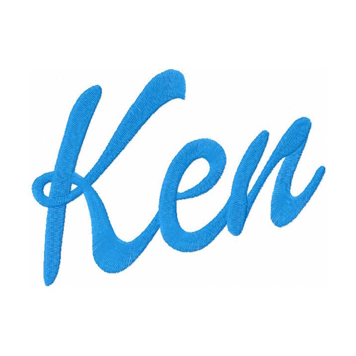 Ken name embroidery design - Embroidery Design