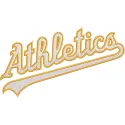 Athletics Jersey featuring a detailed logo embroidery design, representing the American League team.