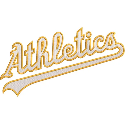 Athletics Jersey featuring a detailed logo embroidery design, representing the American League team.