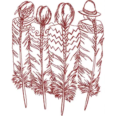 Gone with the Wind Tribal Stitching Pattern