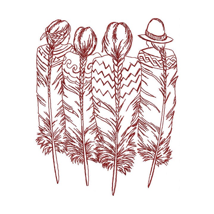 Gone with the wind one colored embroidery design - Embroidery Design