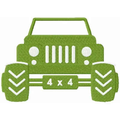 Jeep 4x4 Off-Road Stitching Pattern for Adventurers