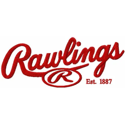 Rawlings Logo Stitching Pattern for Sports Gear