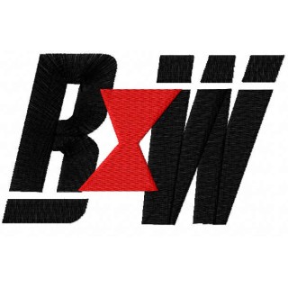 BW sign embroidery design - Embroidery Design