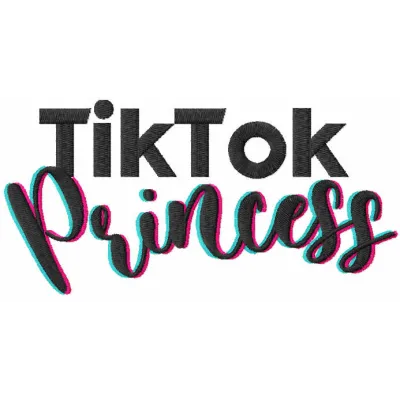 TikTok Princess Sign Stitching Pattern