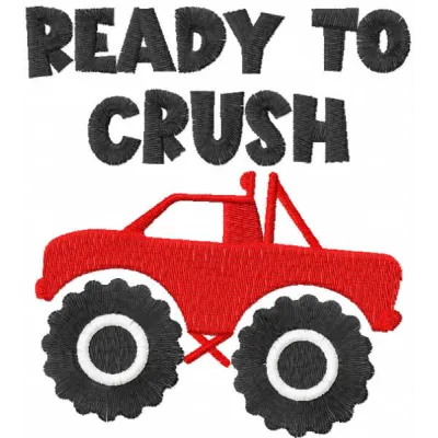 Ready to Crush Car Stitching Pattern for Crafters
