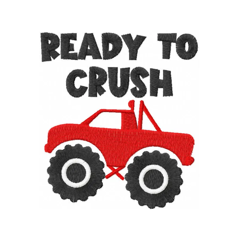 Ready to Crush Car Stitching Pattern for Crafters