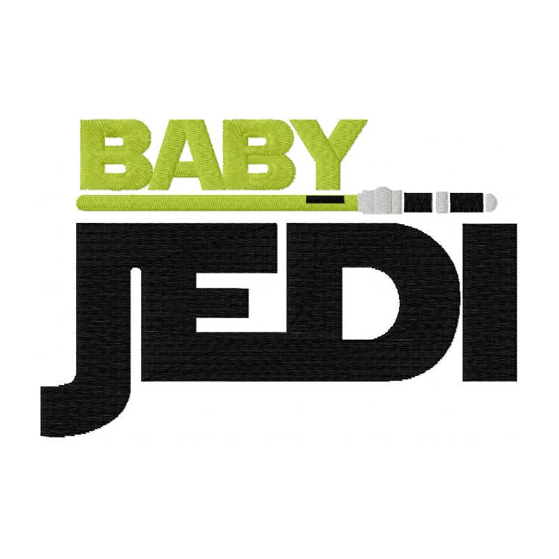 Baby Jedi Sword Stitching Pattern for Little Ones