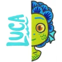 Luca monster embroidery design - Embroidery Design