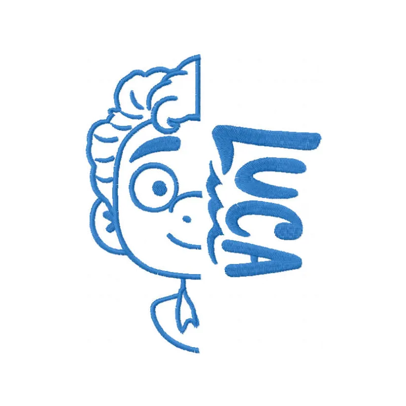 Luca Hero One-Color Stitching Pattern