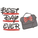 Best day ever embroidery design - Embroidery Design