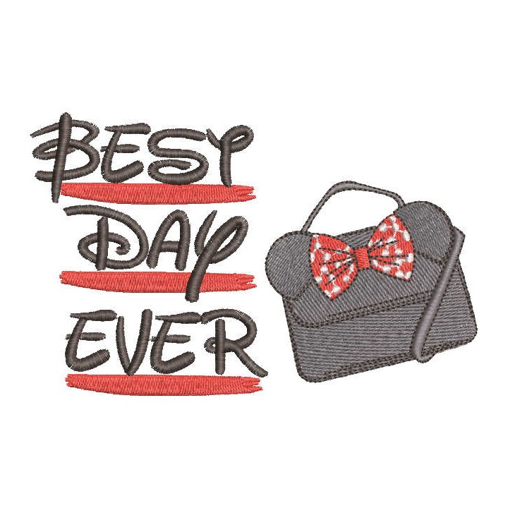 Best day ever embroidery design - Embroidery Design