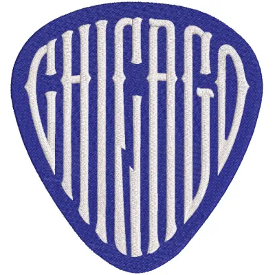 Chicago Cubs alternate logo embroidery design featuring the iconic bear and team colors in detailed stitching.