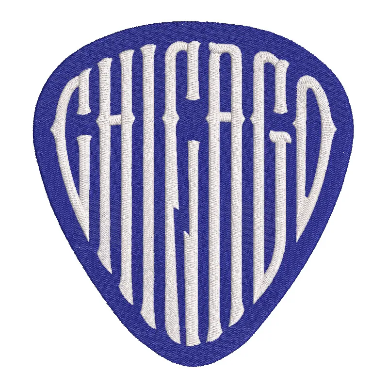 Chicago Cubs alternate logo embroidery design featuring the iconic bear and team colors in detailed stitching.