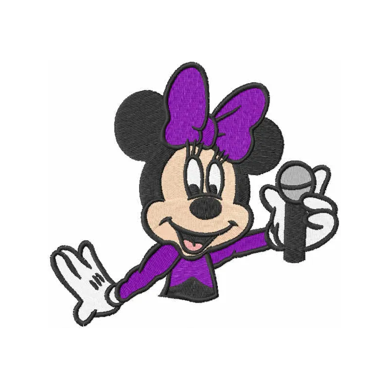 Minnie Mouse Elvis Stitching Pattern for Disney Fans