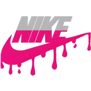 Nike modern logo embroidery design - Embroidery Design