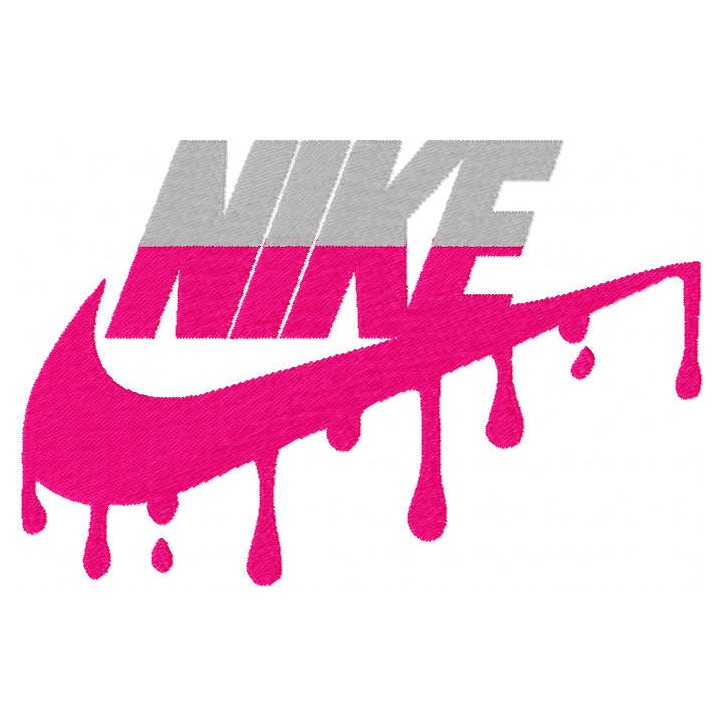Nike modern logo embroidery design - Embroidery Design