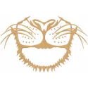 Lion Mask Stitching Pattern for Festive Celebrations