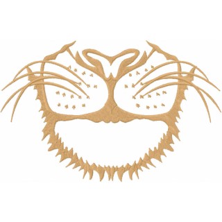 Lion mask embroidery design - Embroidery Design