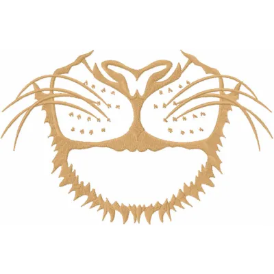 Lion Mask Stitching Pattern for Festive Celebrations